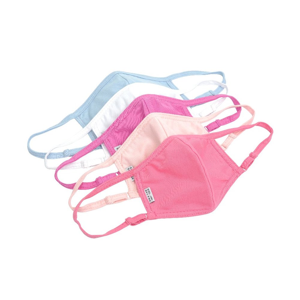 Unisex Washable Cotton Face Masks - Assorted 5 pcs